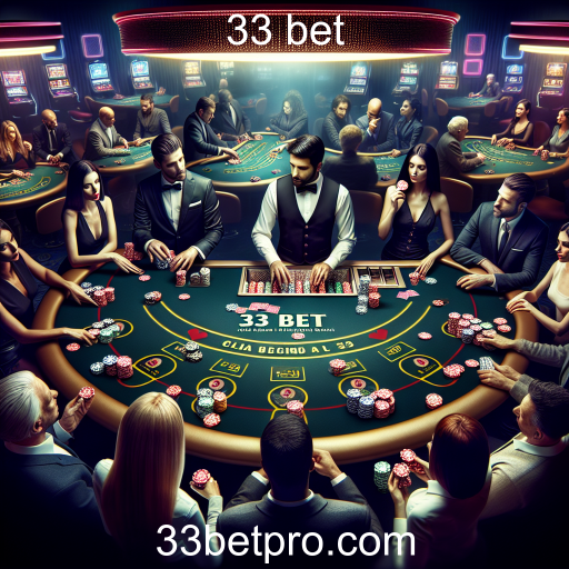 Experimente a Emoção do Cassino Ao Vivo no 33 Bet